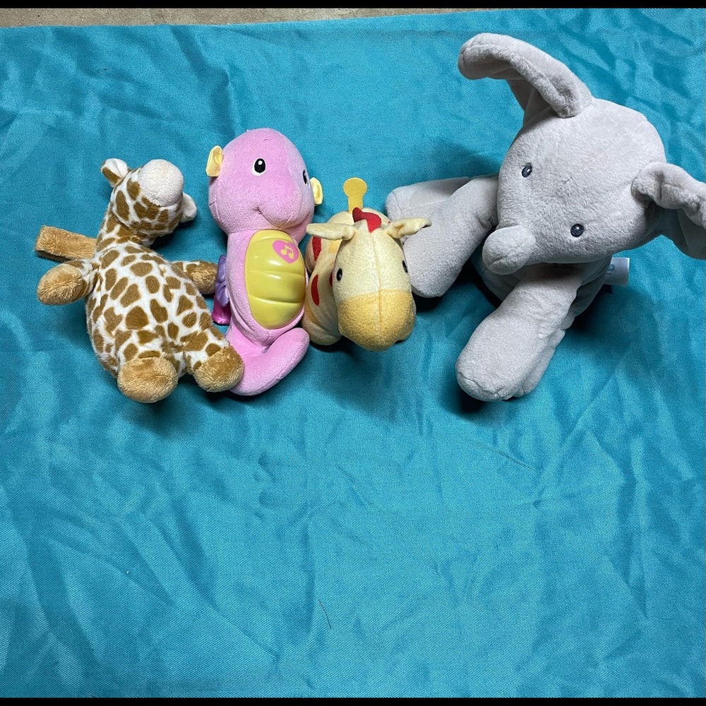 Musical stuffed toys collection